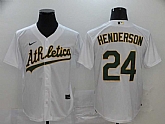 Athletics 24 Rickey Henderson White 2020 Nike Cool Base Jersey,baseball caps,new era cap wholesale,wholesale hats